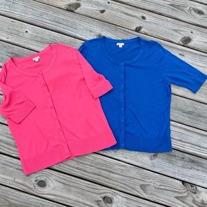 Merona Short Sleeved Cardigan TWO